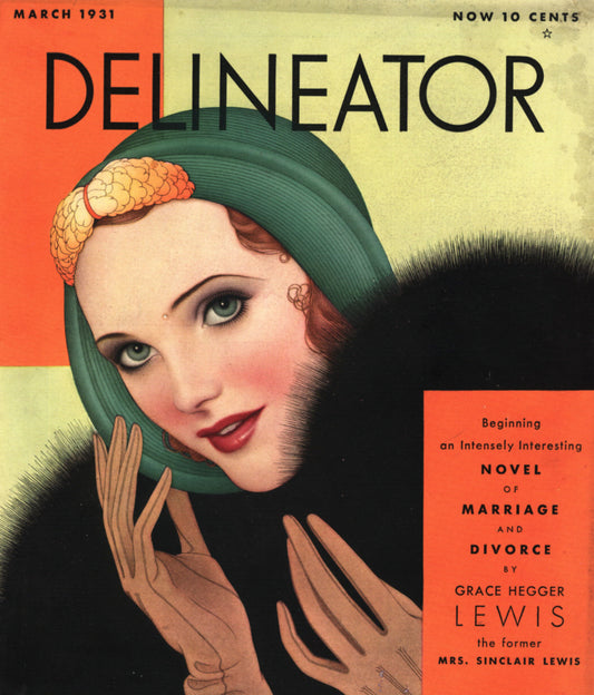 Beautiful Vintage 1931 Magazine Cover Ephemera