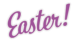 10 Easter Words - Glitter too!