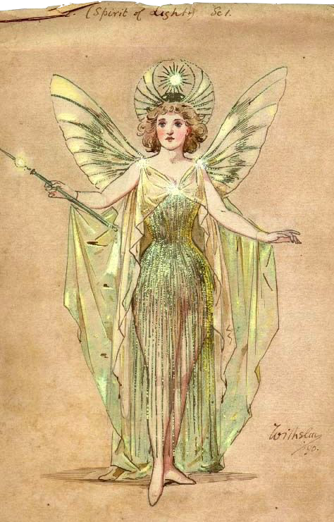 Gorgeous Fairy Vintage Ephemera