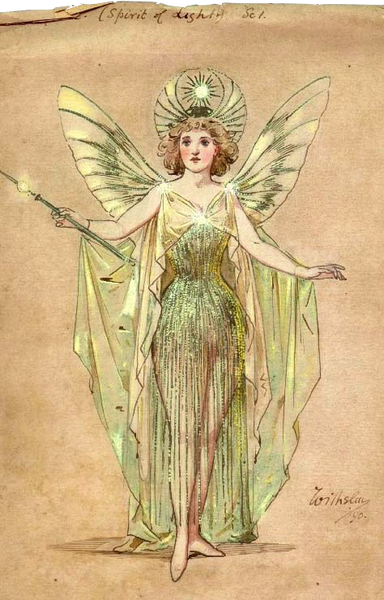 Gorgeous Fairy Vintage Ephemera
