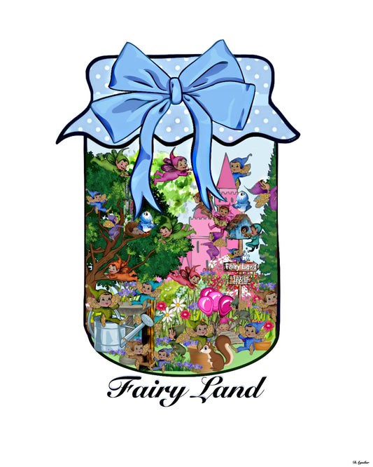 Fairy Land By DAguilar  8x10 Print ready to frame