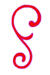 Red Flourish Bundle - 6 different outline colors