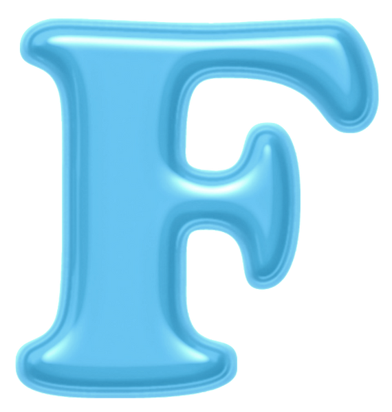 Flow Alphabet Set - BLUE
