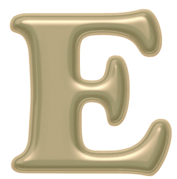 Flow Alphabet Gold A-Z