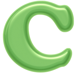 Green Flow Alphabet Set