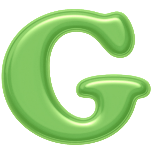 Green Flow Alphabet Set