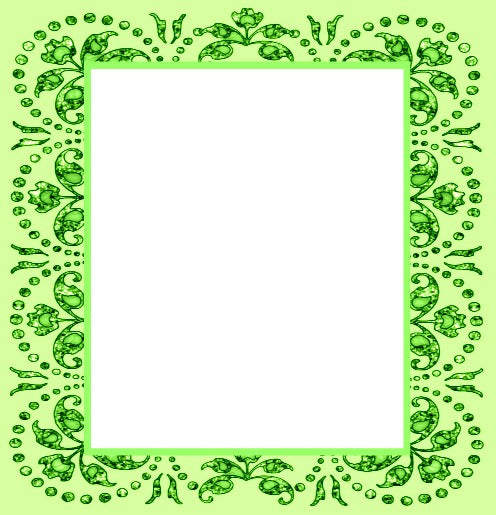 Small Jeweled Scrapbook Window Frames - 5 colors