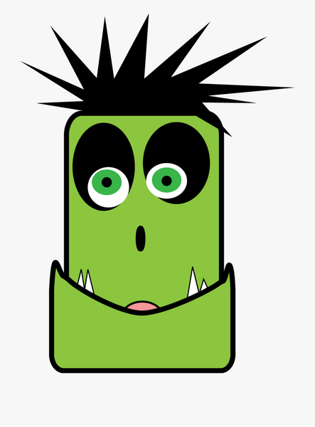 Funny Frankenstein Monster Head