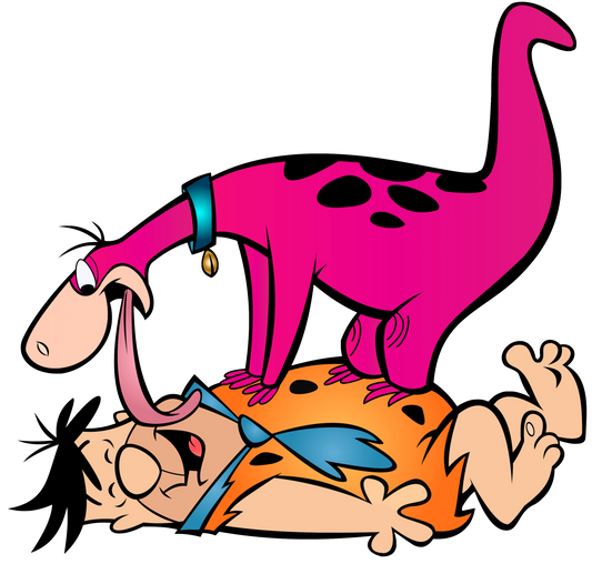 Dino & Fred Flintstone - PERSONAL USE ONLY DUE TO COPYRIGHT