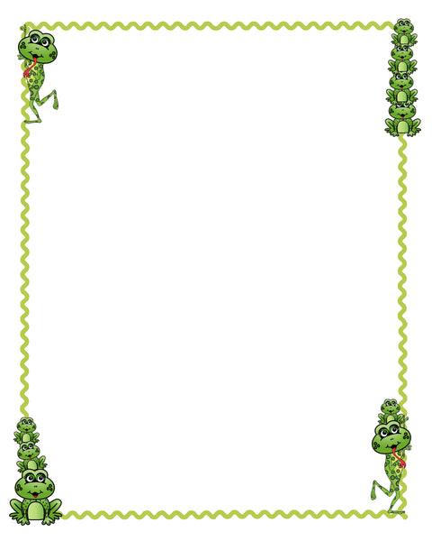 Frog Trim Border Page #2 8X10