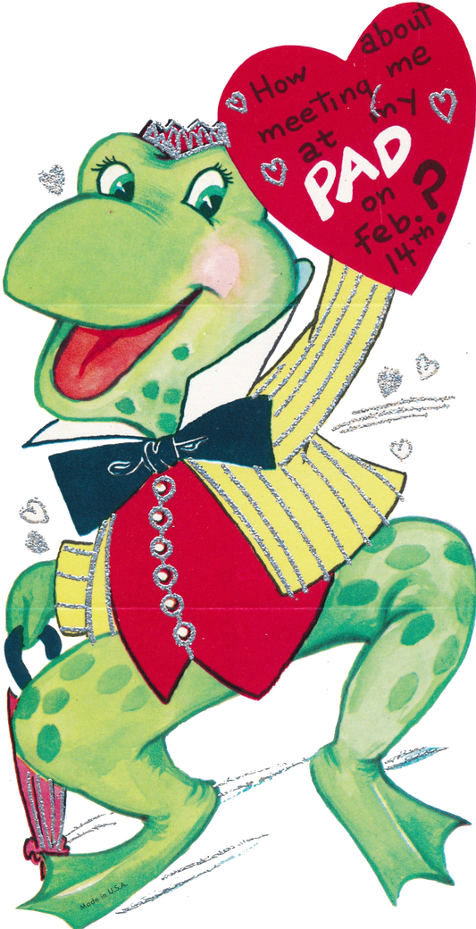 Vintage Frog Valentine