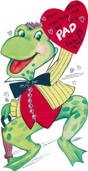 Vintage Frog Valentine