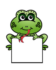 Frog Sign 8x10 Print #1
