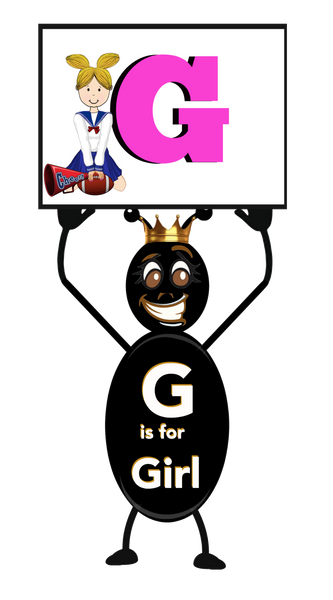 Alphabet - Letter G - Ant Alphabet Clip Art