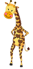 Giraffe Girl Standing