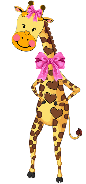 Giraffe Girl Pink Attitude