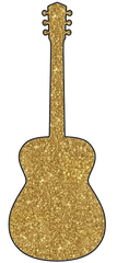 Guitar #1 Bundle - 11 Images Colors & Gold Glitter