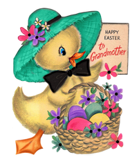 Happy Easter Grandmother - Duck with Basket