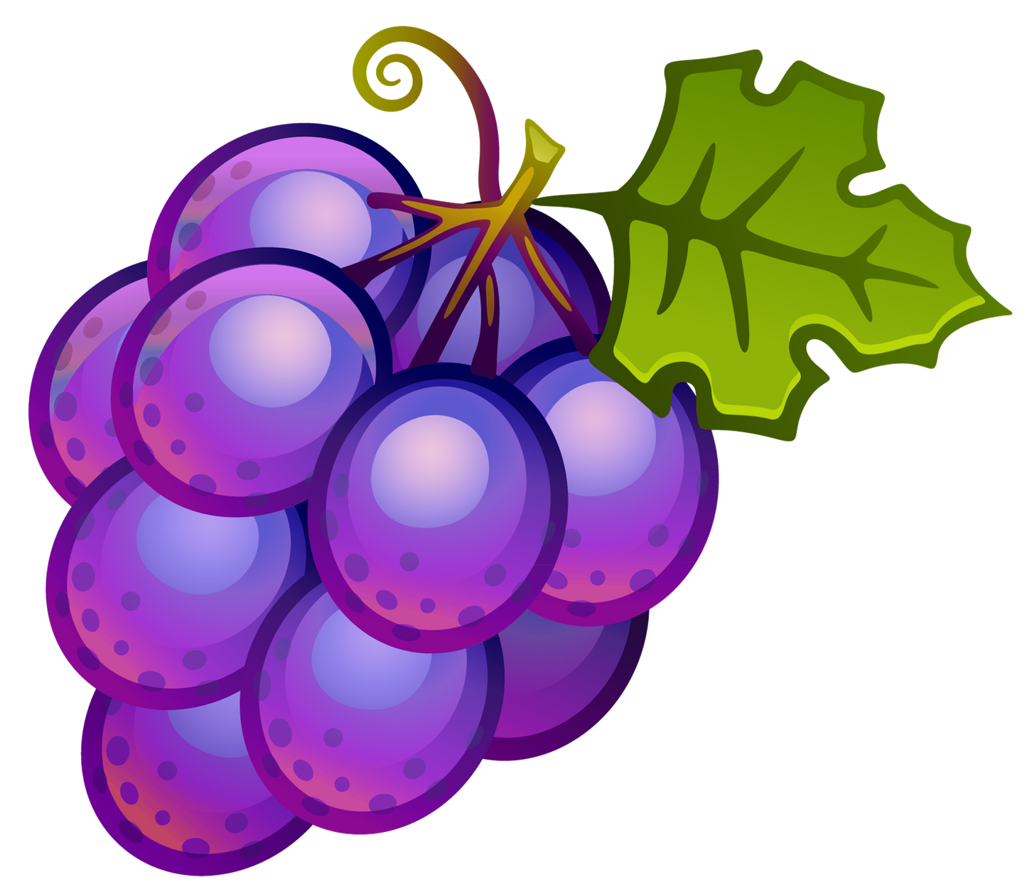 Grapes Bright Purple