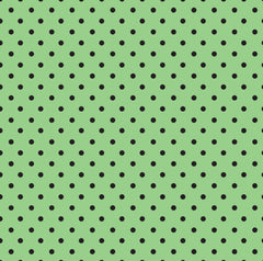 Black Polkadot Backgrounds 12x12 Greens with Black Polkadots
