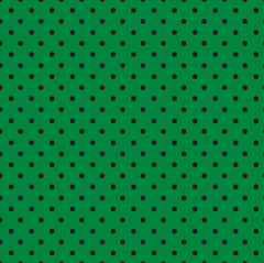 Black Polkadot Backgrounds 12x12 Greens with Black Polkadots