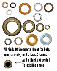 Grommets Set - All Colors - Clip Art Design Elements