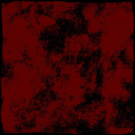 Grunge Dark Red Black Splotch -  Background 12x12