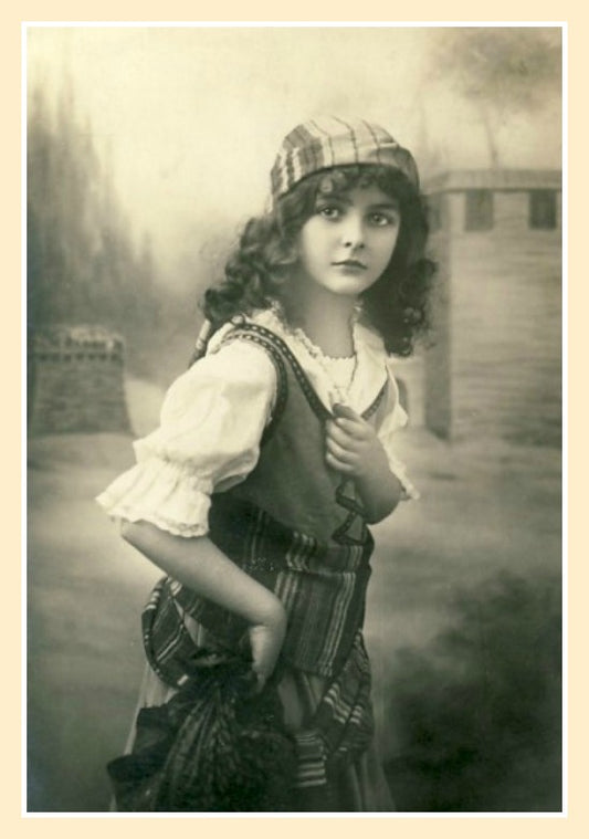 Gypsy Girl - Vintage Photo little Gypsy Girl #5