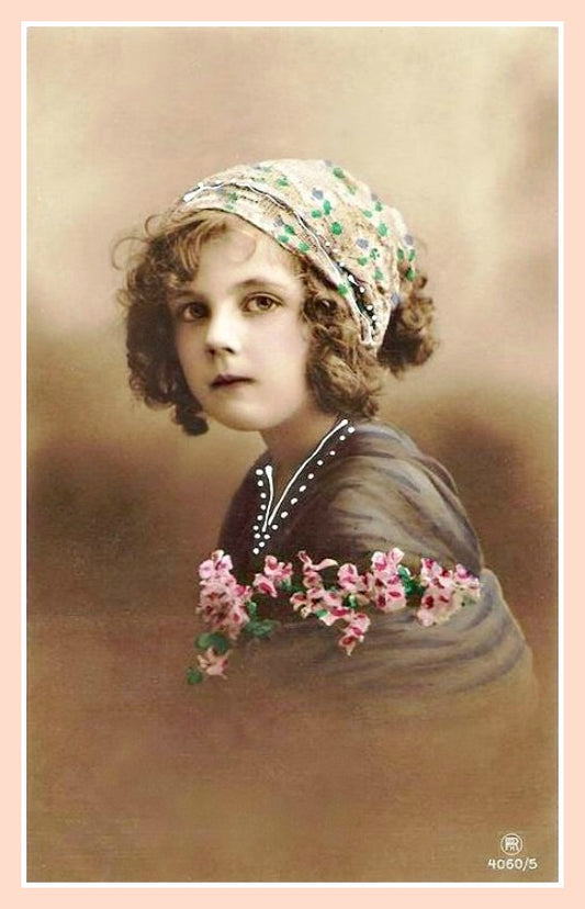 Gypsy Girl - Vintage Photo little Gypsy Girl #7