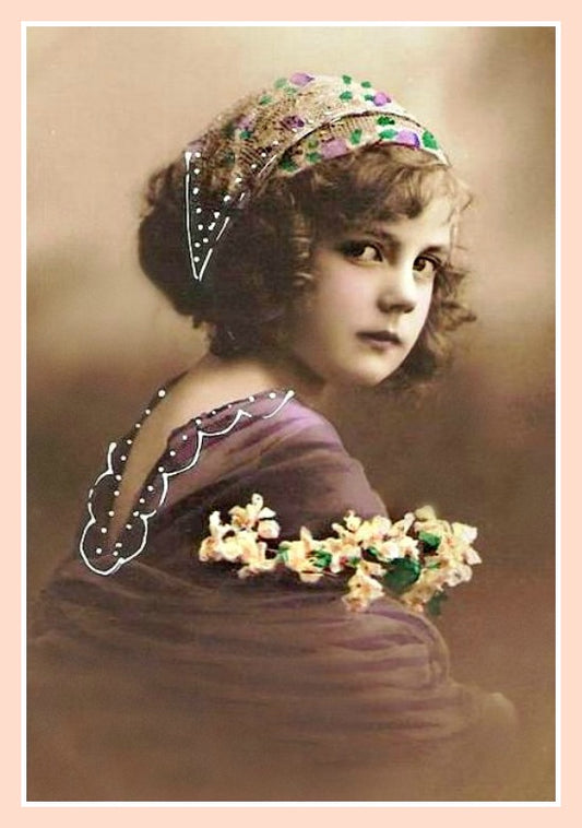 Gypsy Girl - Vintage Photo little Gypsy Girl #8