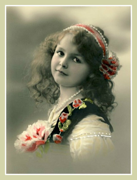 Gypsy Girl - Vintage Photo little Gypsy Girl #9