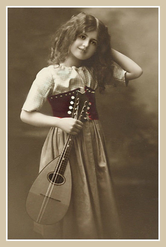 Gypsy Girl - Vintage Photo little Gypsy Girl #15