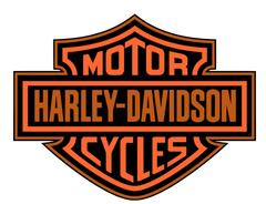 Harley Davidson Clip Art -Seven different Colors