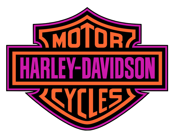 Harley Davidson Clip Art -Seven different Colors