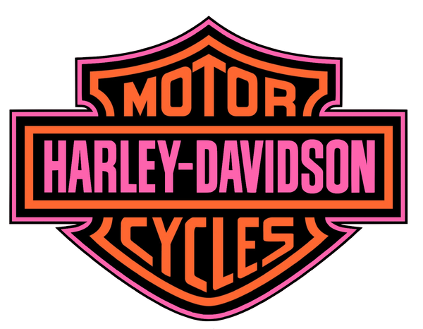 Harley Davidson Clip Art -Seven different Colors