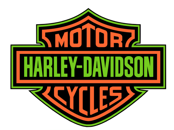 Harley Davidson Clip Art -Seven different Colors