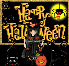 Halloween - Facebook Greeting - "Happy Halloween"