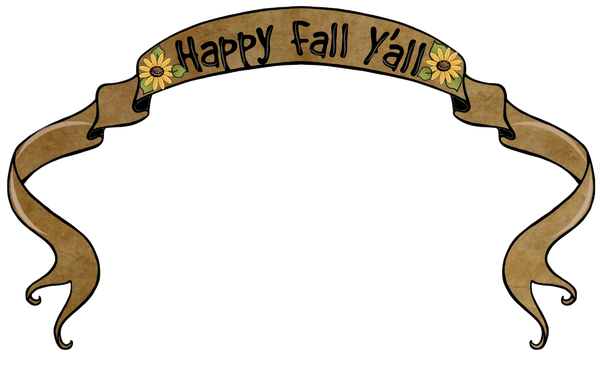 Happy Fall Y'all Primitive Banner