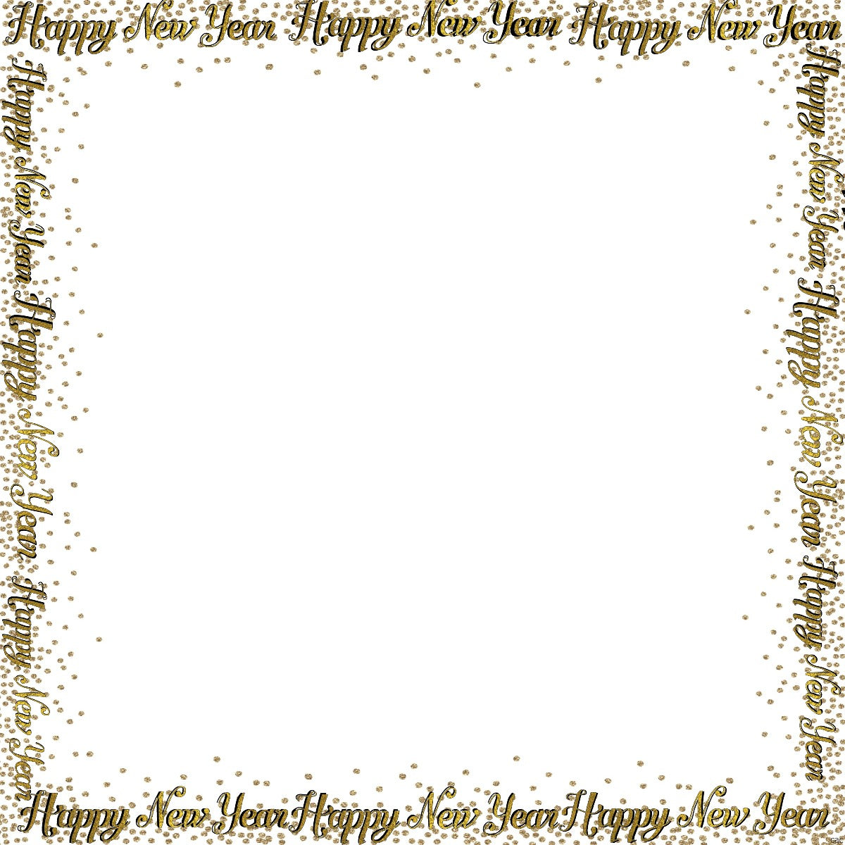 Happy New Year 12x12 Background or Scrapbook Page Printable