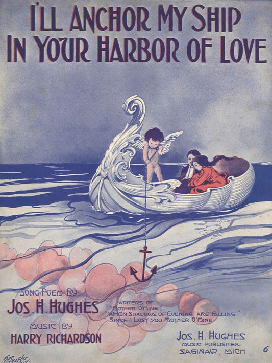 Harbor Of Love Music Sheet Ephemera