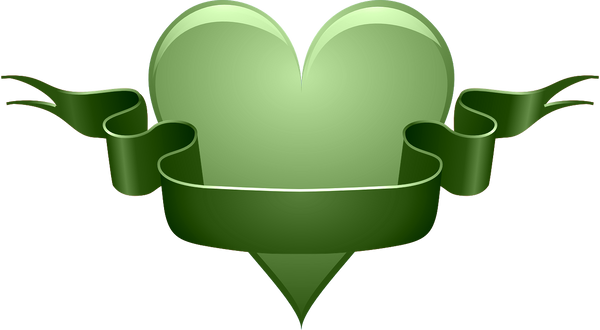 Green Heart Banner