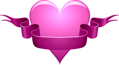 Pink Heart Banner