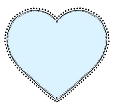 Heart Bundle 20 Colors Hand Drawn