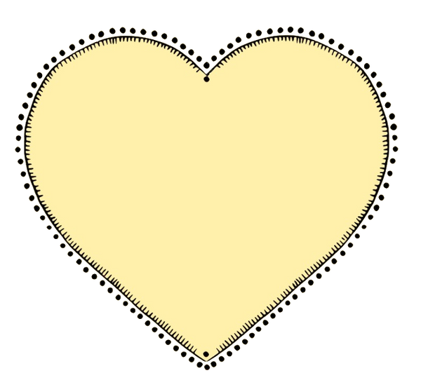 Heart Bundle 20 Colors Hand Drawn