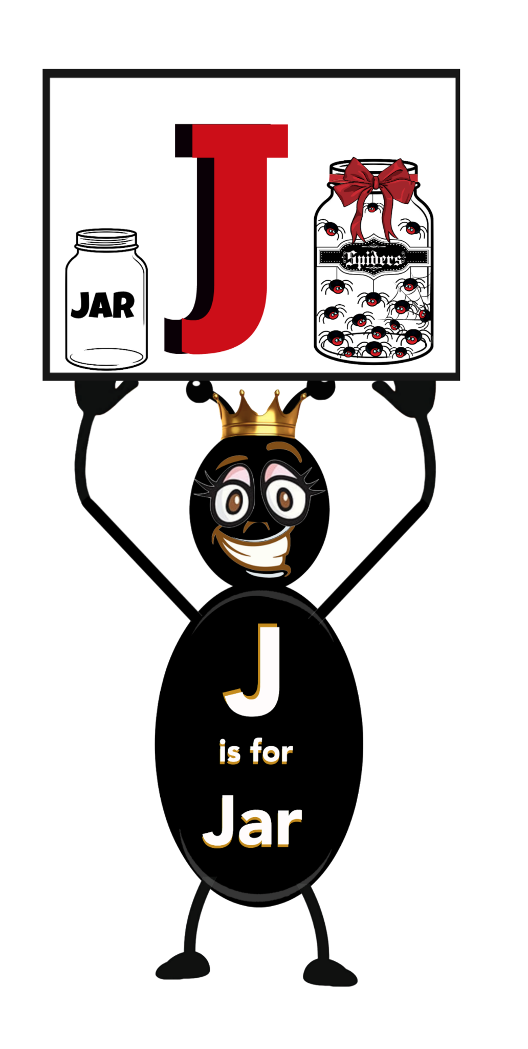 Alphabet - Letter J - Ant Alphabet Clip Art