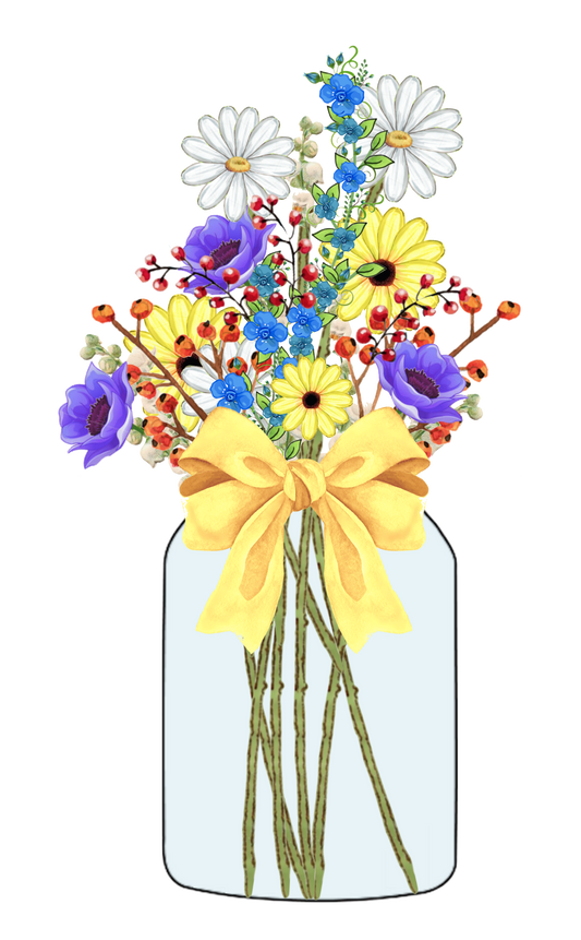 Wild Flowers in a Jar