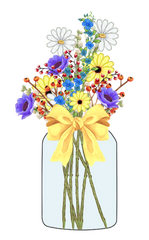 Wild Flowers in a Jar