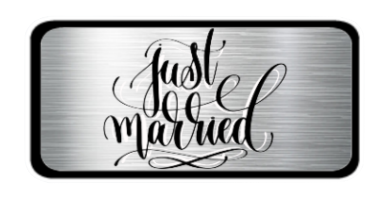 Just Married License Plate #1