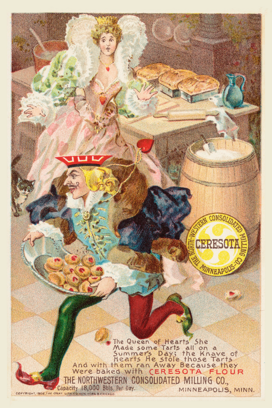 King & Queen Ceresota Flour Vintage Postcard