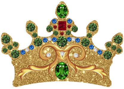 Photo Props Bundle - King, Queen, Princess Crowns - Wand & Lips